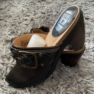Frye Mules Leather Slides